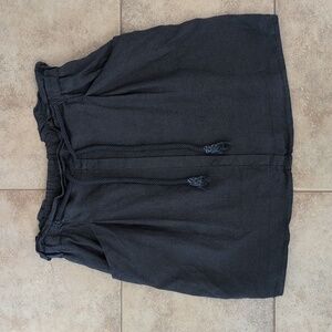 Summer Skirt With Pockets 100% Linen